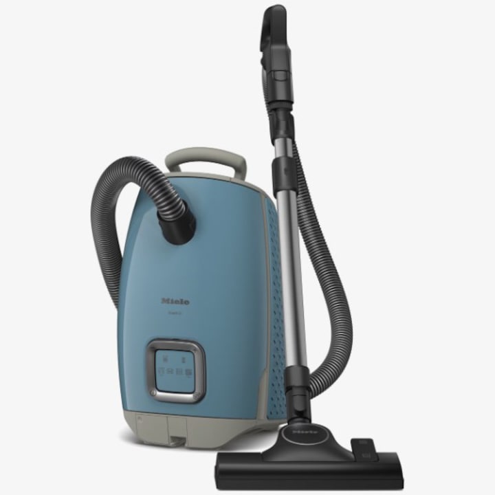 Прахосмукачка с торба Miele Guard L1 12559710, 890 W, 3,5 л, 75 dB, Син