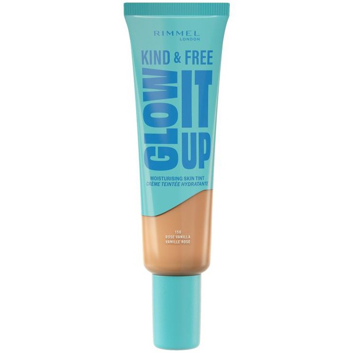 Rimmel Kind & Free Glow it up alapozó! 150 Rózsa Vanília, 30ml