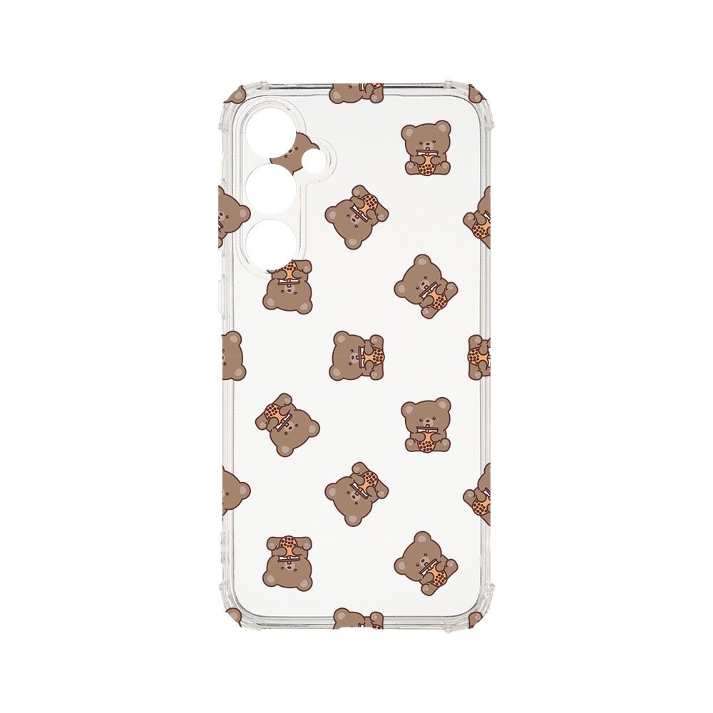 BestCase® Husa pentru Samsung Galaxy A16, Anti Shock 1.5MM, Teddy Bear Pattern, Rezistenta La Socuri, Protectie camera, ecran si colturi, 1925009 AS 974