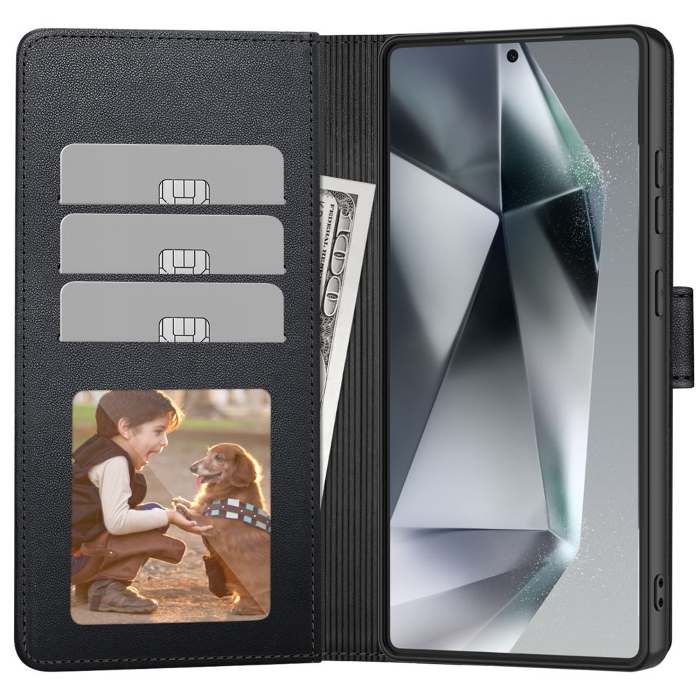 Husa TECH-PROTECT Wallet compatibila cu Xiaomi Poco X7 5G / Redmi Note 14 Pro 5G / Note 14 Pro Plus 5G Black