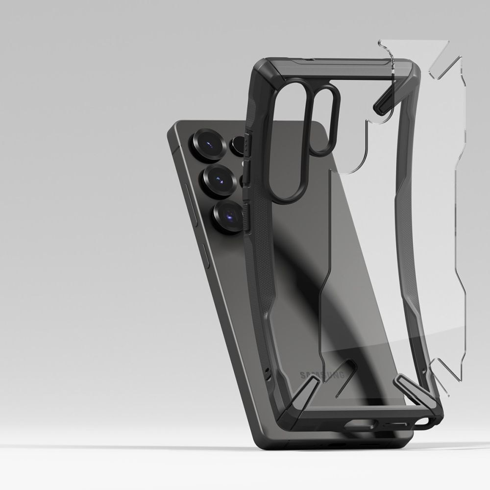 Carcasa Ringke Fusion X compatibila cu Samsung Galaxy S25 Ultra Black