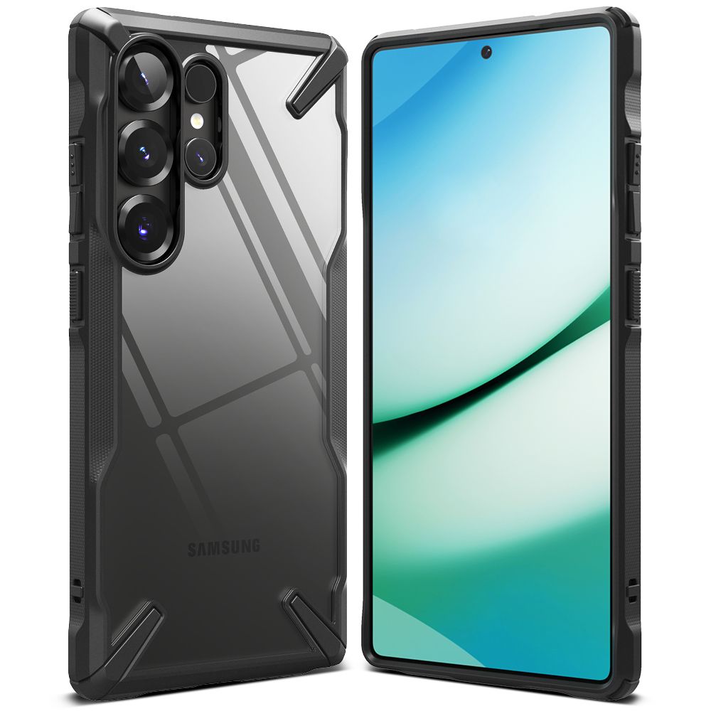 Carcasa Ringke Fusion X compatibila cu Samsung Galaxy S25 Ultra Black