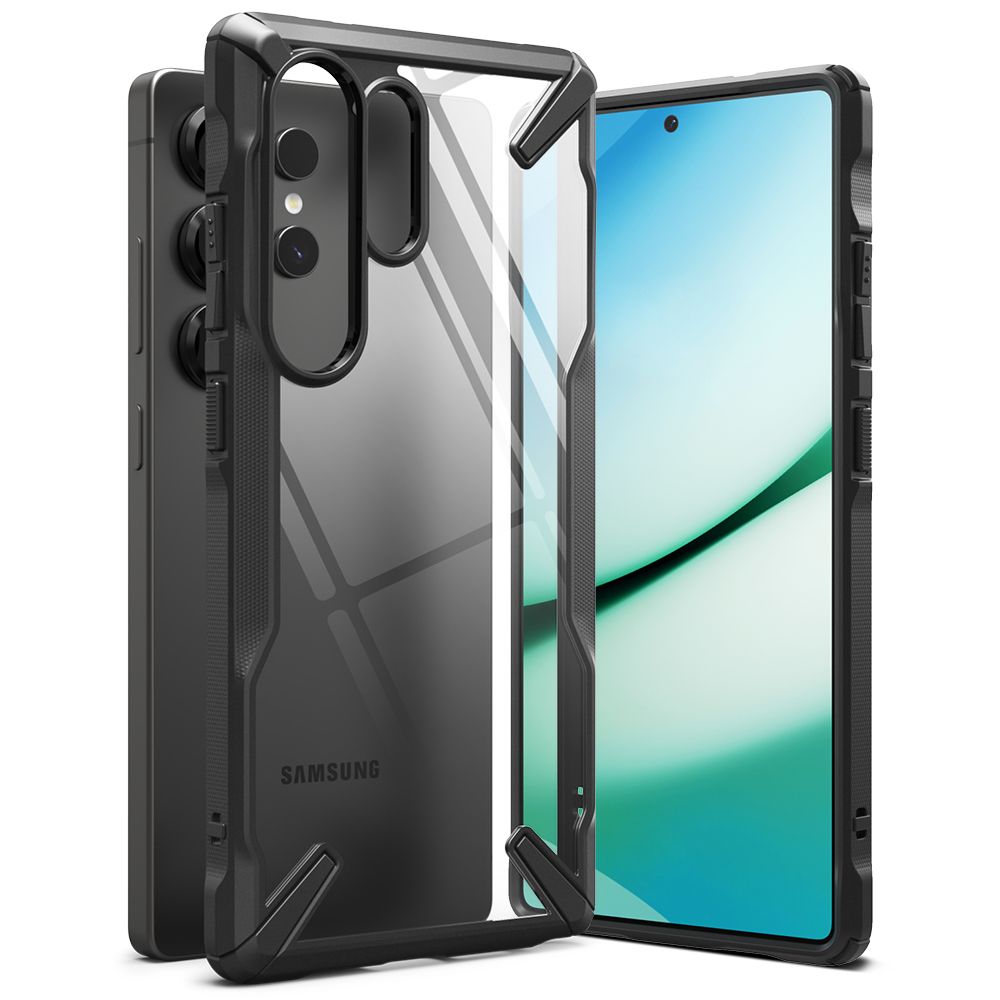 Carcasa Ringke Fusion X compatibila cu Samsung Galaxy S25 Ultra Black