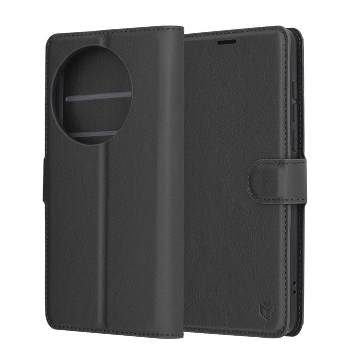 Калъф за OnePlus 13, H40, Еко кожа, Черен