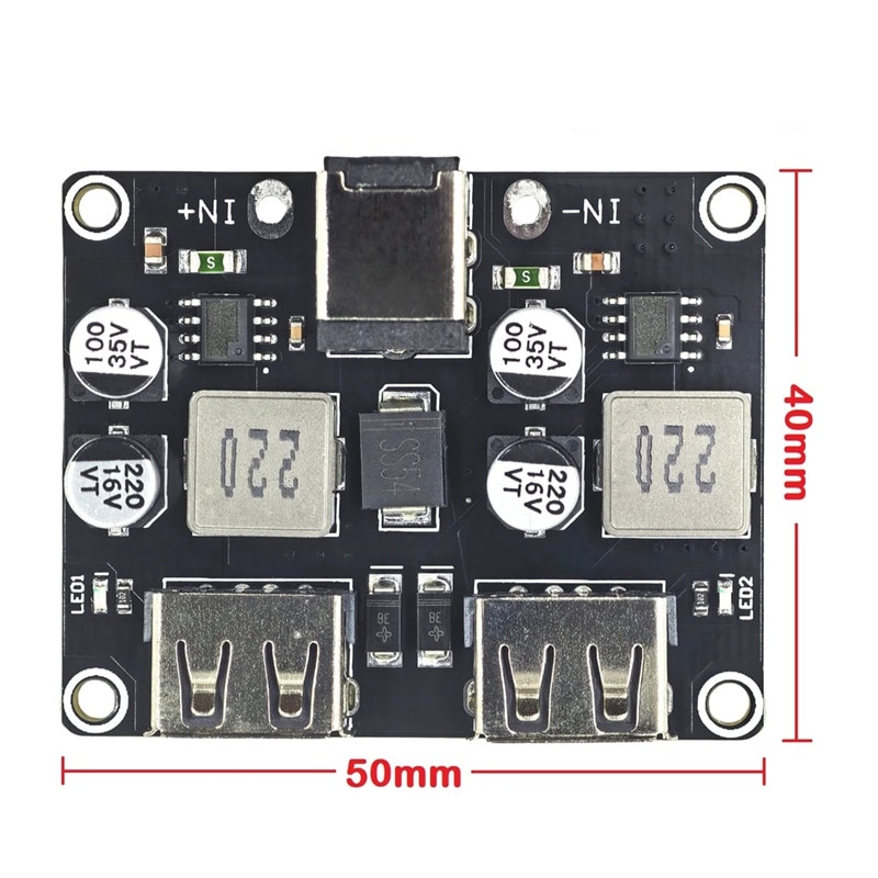 Convertor coborator de tensiune step-down DC-DC de la 6-32V la 5V