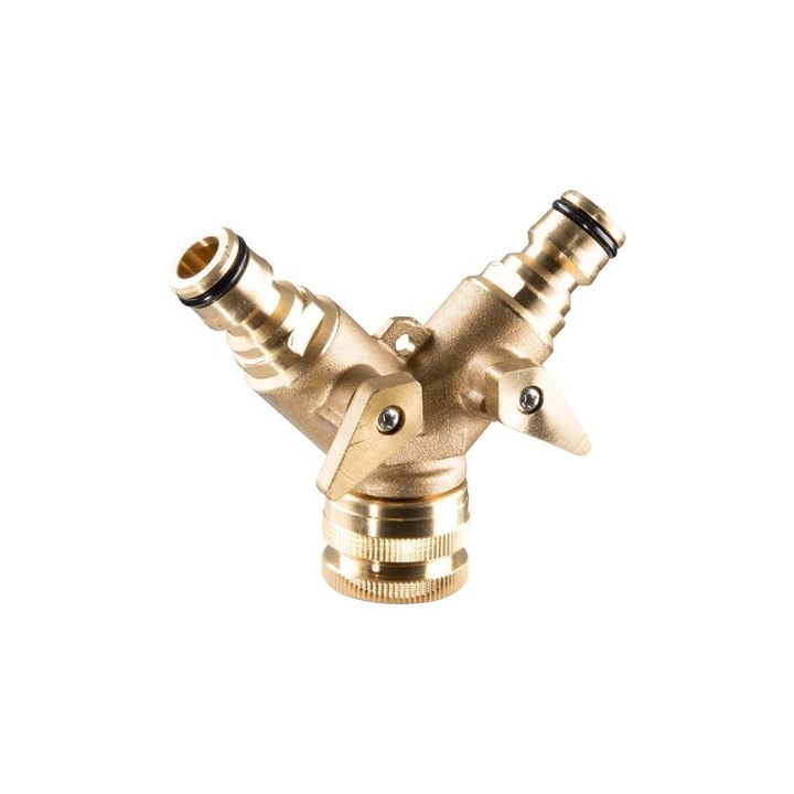 Conector 2 cai 3/4” - 1/2” alama cu filet interior