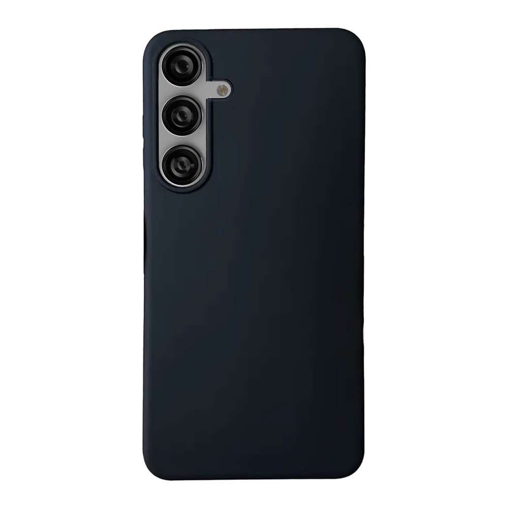 Husa protectie, Compatibila Samsung Galaxy S25, FONIX Ultra Slim Fit, Anti-Fingerprint, Design subtire, Acoperire mata, Suprafata antiaderenta, Negru