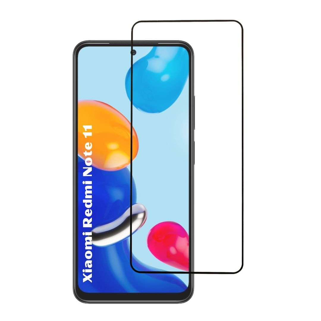 Folie de Protectie din Sticla compatibila cu Xiaomi Redmi NOTE 11 cu Kit Montare Inclus, Adeziv pe toata suprafata, Protectie Anti-Zgarieturi si Socuri
