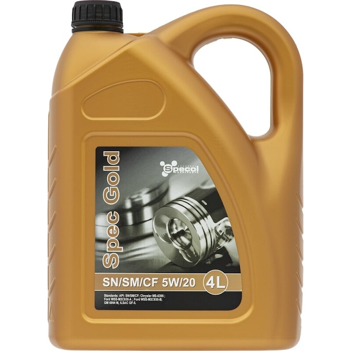 Ulei motor Specol 5W20 4L, specificatii SN/CF, MS-6395, WSS M2C 930A/930B, GF5, GM 6094 M