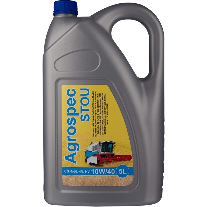 Ulei SPECOL 10W40 5l STOU, multiviscositate, pentru utilaje agricole si de constructii