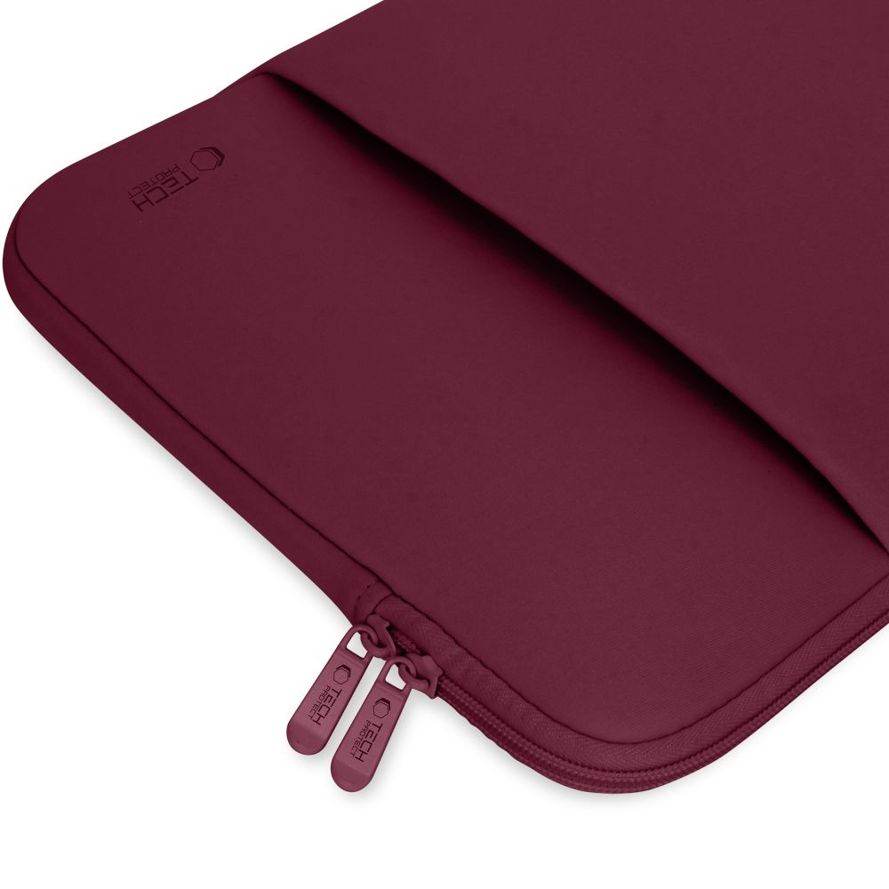 Husa TECH-PROTECT Neopren compatibila cu laptop 15/16 inch, Mulberry