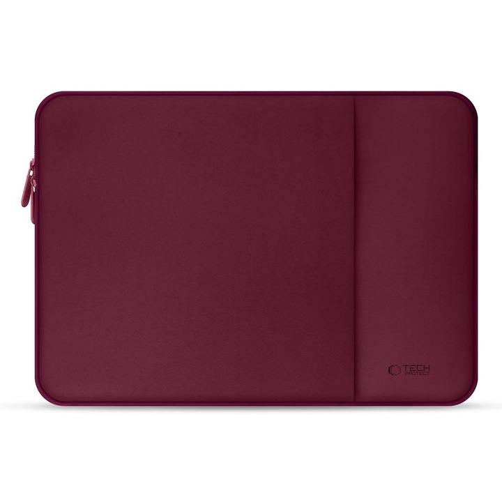 Husa TECH-PROTECT Neopren compatibila cu laptop 14 inch, Mulberry