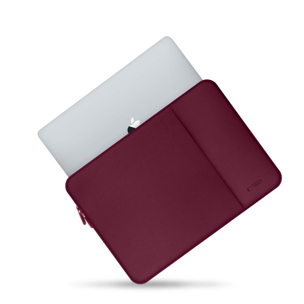Husa TECH-PROTECT Neopren compatibila cu laptop 15/16 inch, Mulberry