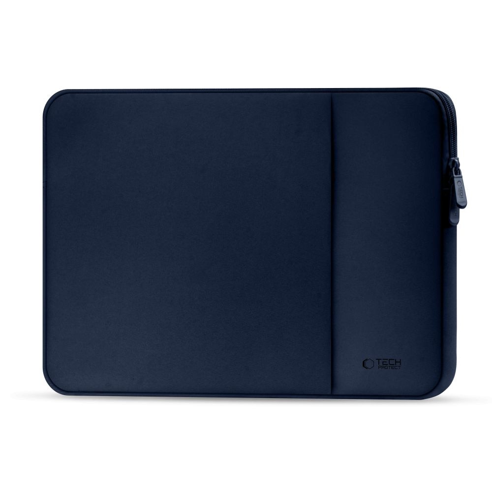 Husa TECH-PROTECT Neopren compatibila cu laptop 15/16 inch, Navy Blue