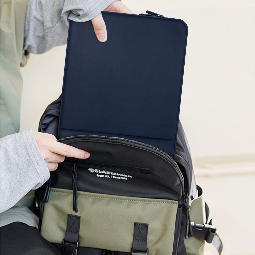 Husa TECH-PROTECT Neopren compatibila cu laptop 15/16 inch, Navy Blue