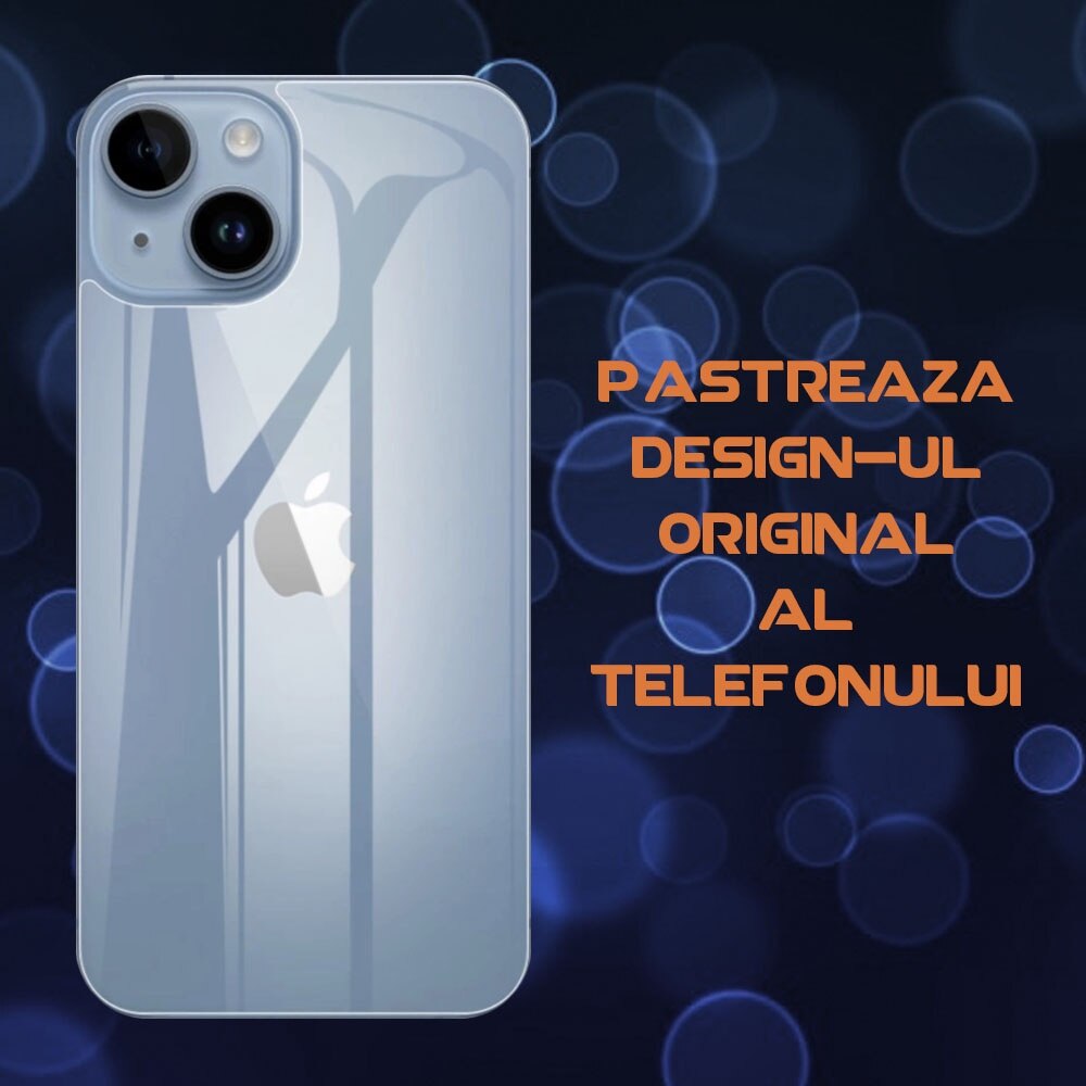 Folie Back Shield compatibila cu Samsung Galaxy S25 Ultra, Protectie spate, Hidrogel in 3 straturi, Anti-ingalbenire, Anti-UV, Regenerabila, Anti-soc, Instalare usoara