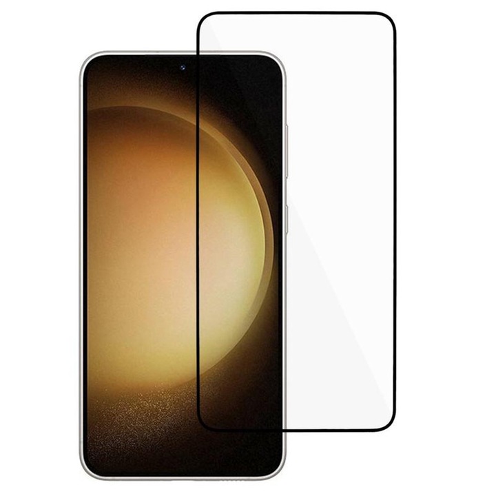 Folie Sticla pentru Samsung Galaxy S25 Plus, Full Glue, Ultra HD, Protectie Profesionala Ecran, 5D, Anti Zgarieturi, Anti Socuri, Margini Negre