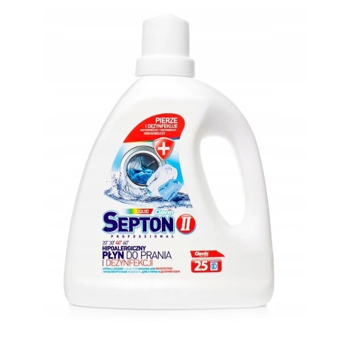 Clovin II Septon mosószer, 1,5L, 25 mosás