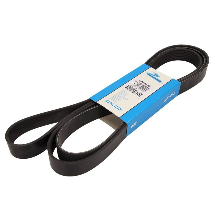 Többcsatornás szíj 8PK2490, Dayco, fekete
