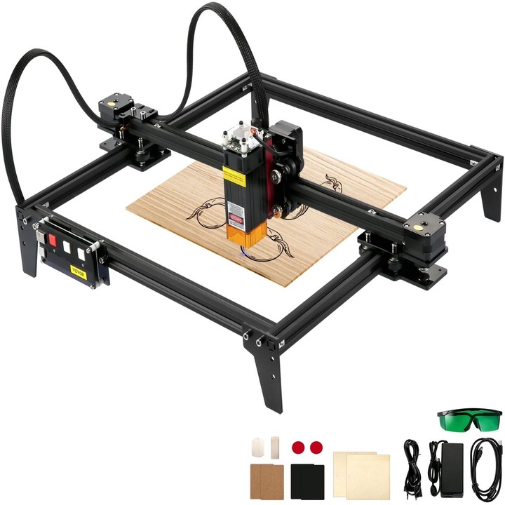 Lézergravírozó gép 5,5 W, Gravírozási terület 310 x 300 mm, Wi-Fi / USB, Maximális sebesség 6000 mm/perc, Windows 7 / 8 / 10 / 11, iOS, Android