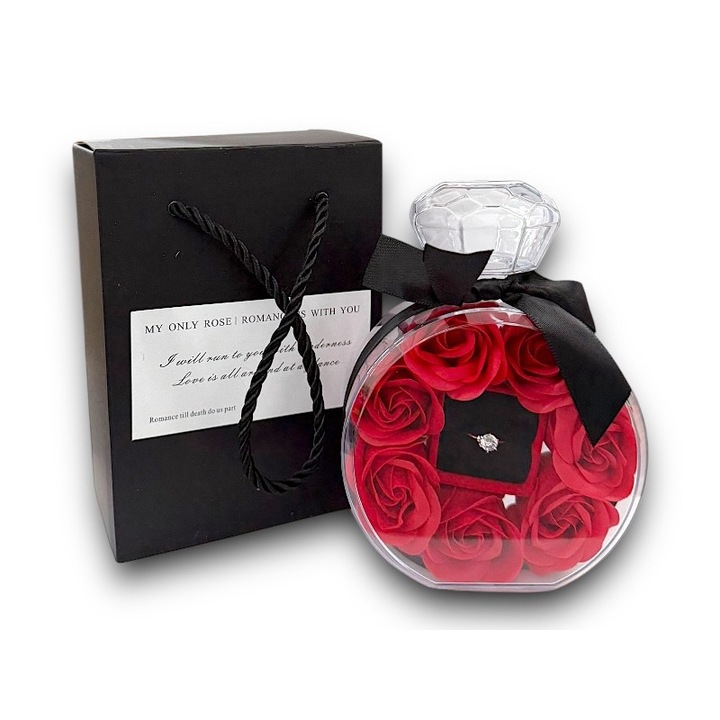 Cutie de bijuterii + inel