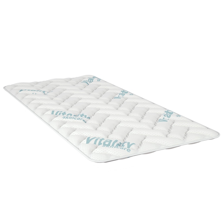 Топ матрак Vitalcare iSleep, 180x200x6 см, Хипоалергенен, 6 см мемори пяна, Твърдост: мек