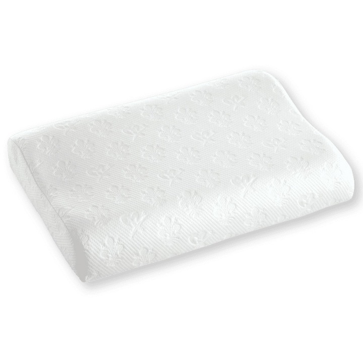 Perna Classico Wave Magniflex, 43x63x10 cm, spuma cu memorie, husa cu 45% viscoza, detasabila, fermitate medie