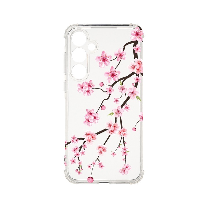 BestCase® Husa pentru Samsung Galaxy A16, Anti Shock 1.5MM, Japan Cherry tree, Rezistenta La Socuri, Protectie camera, ecran si colturi, 1925009 AS 1475