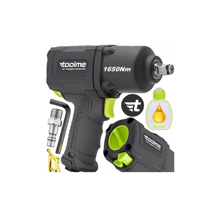 Cheie de impact 1 / 2", 1650 Nm, Toolme TM081