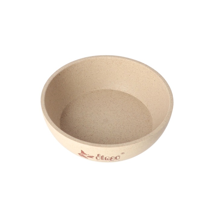 Castron pentru caini sau pisici, Bambus, antiderapanta, bej, 3XL 1.5l 20cm