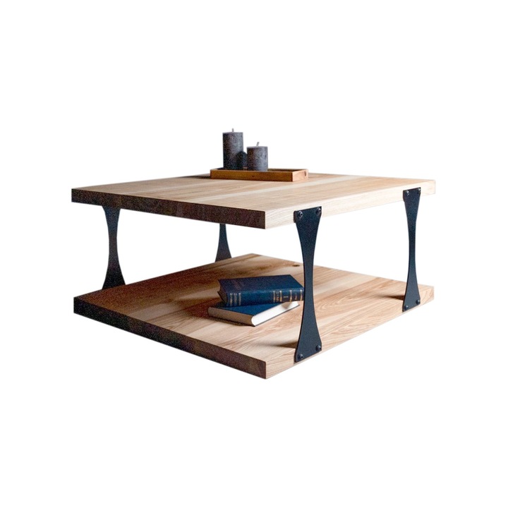 Холна маса Ash AsherTable WoodbyChoice 80x80x40 см