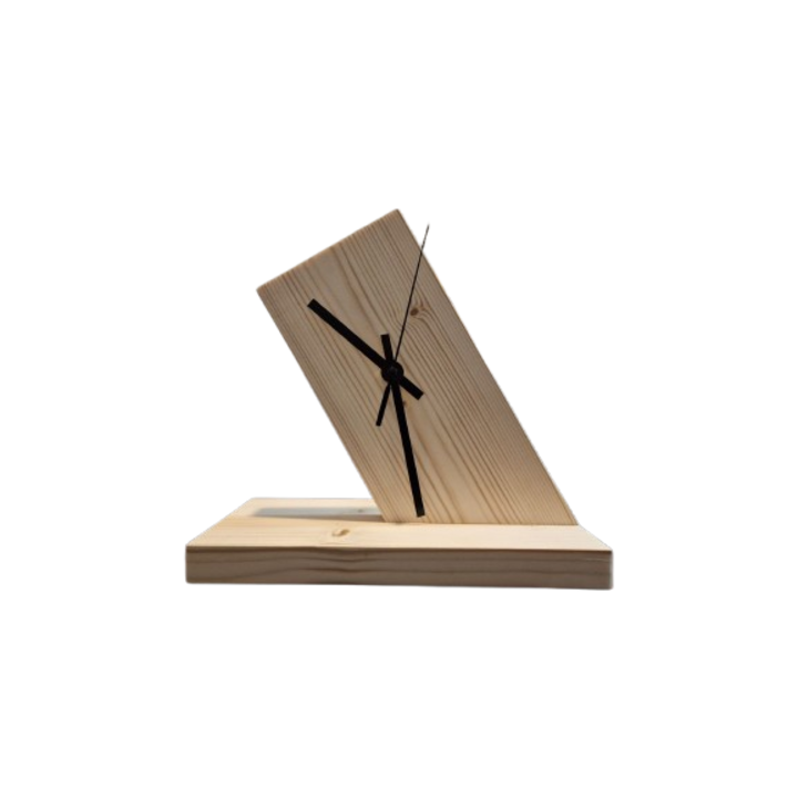 Ceas minimalist, lemn