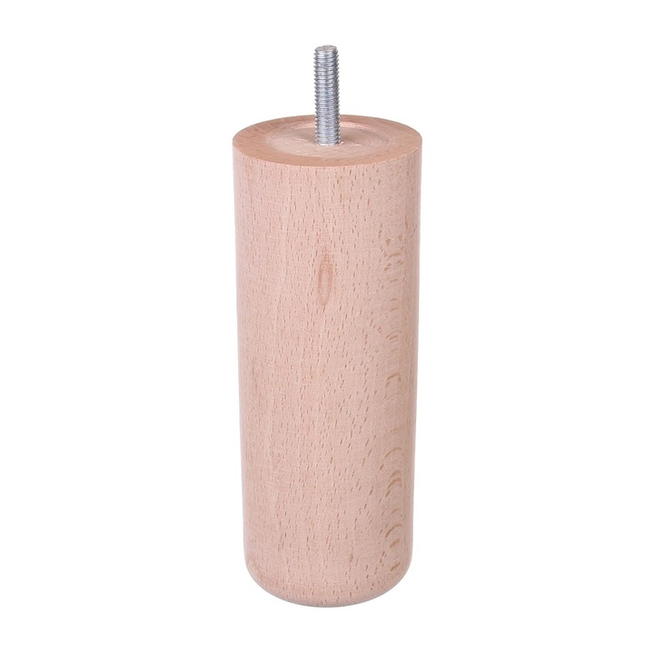 Picior dulap fag brut rotund 58 x 150 mm