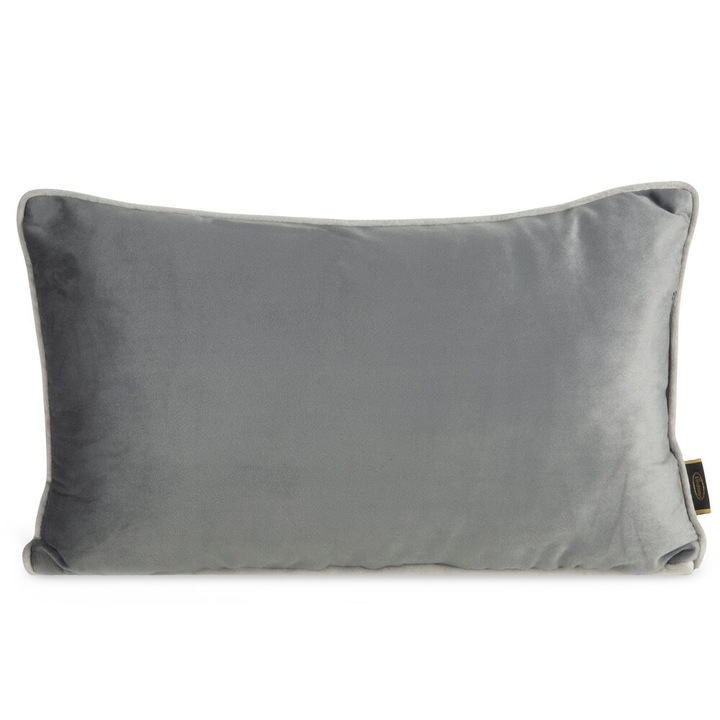 Fata de perna decorativa MELIA 30x50 Eurofirany catifea de otel impodobita cu conducte