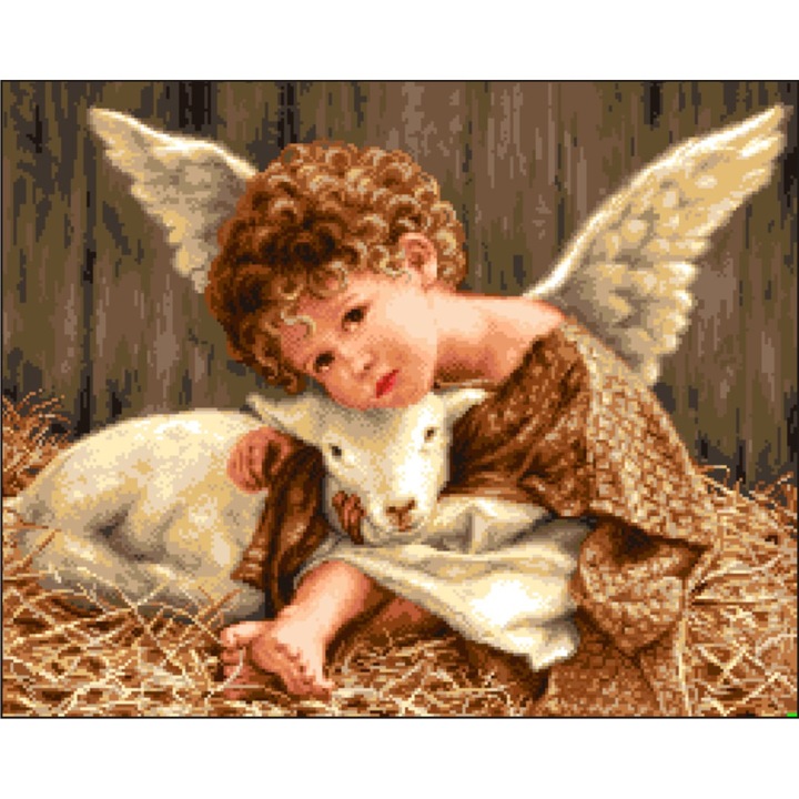 Ingerul Pastelui - kit goblen cu diagrama color