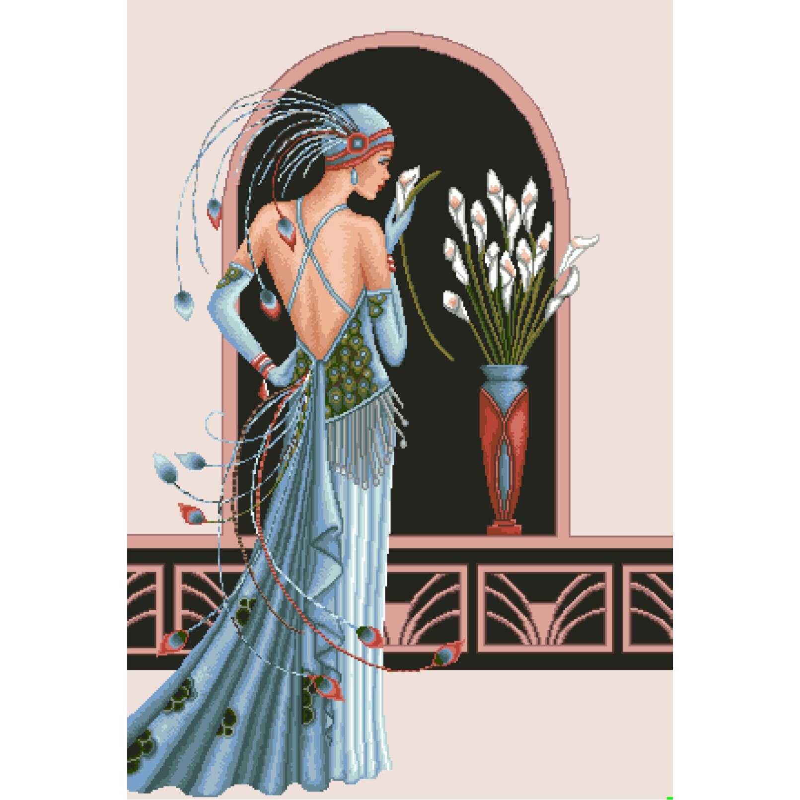 Parfum de cala - kit goblen cu diagrama color