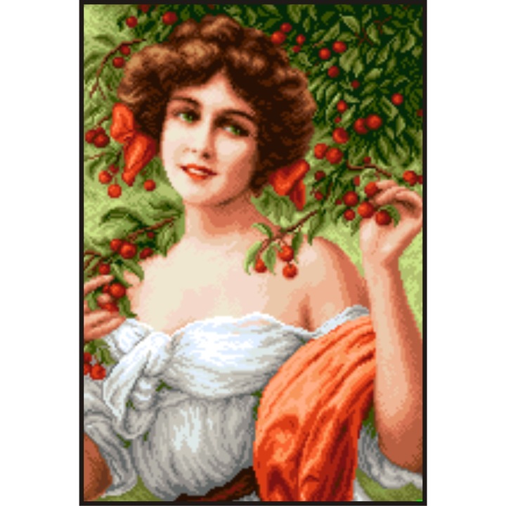 Iubire de mai - kit goblen cu diagrama color