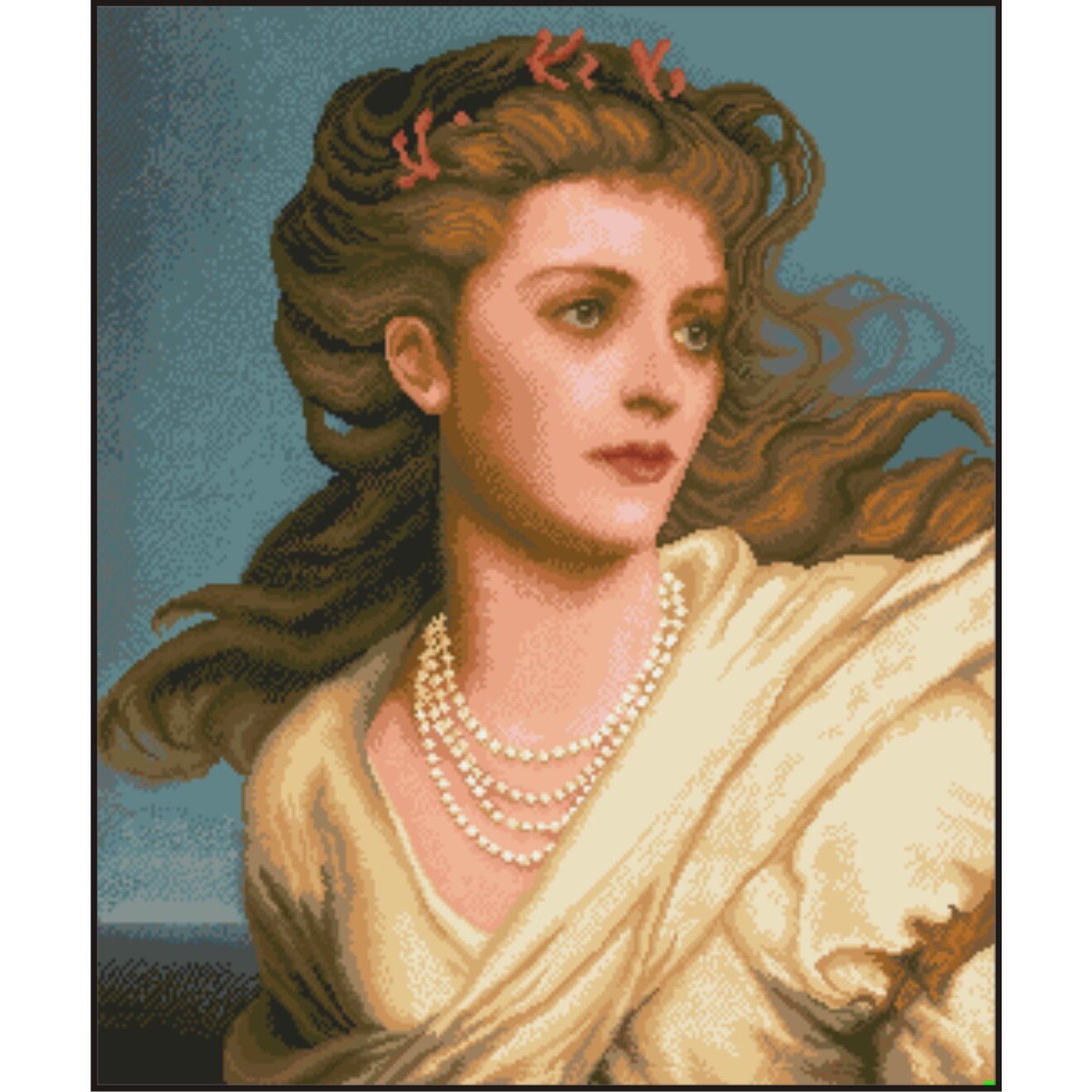 Zana marii de coral - kit goblen cu diagrama color