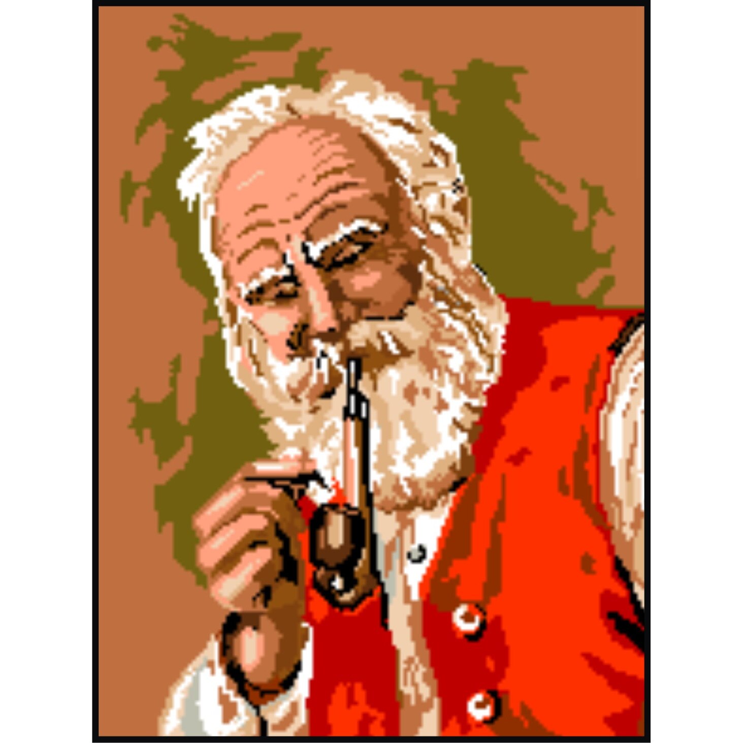 Mosul cu lulea - kit goblen cu diagrama color