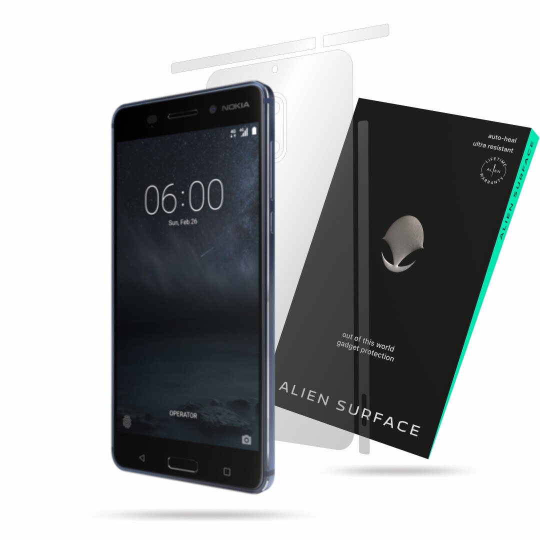 Folie Alien Surface, Nokia 6, protectie spate, laterale
