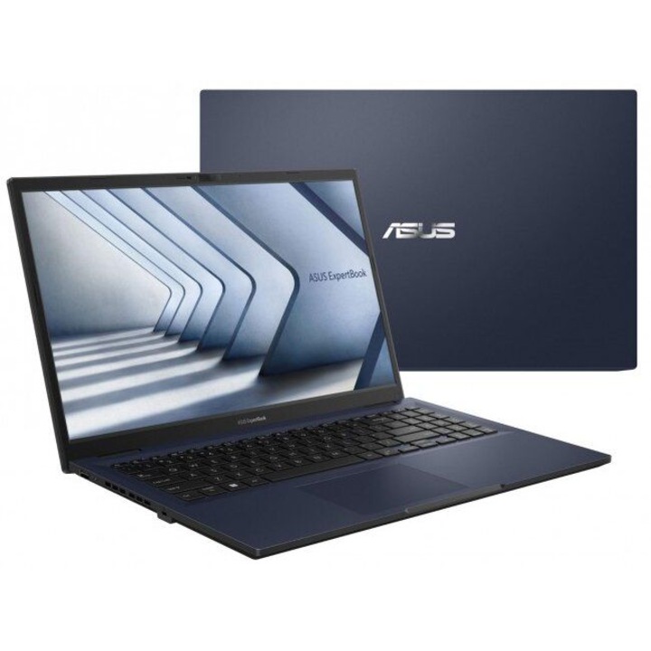 Laptop Asus ExpertBook B1 B1502CVA-BQ2220XA, 15.6 inch 1920 x 1080, Intel Core i5-1335U 10 C / 12 T, 1.3 GHz - 4.6 GHz, 12 MB cache, 55 W, 8 GB DDR4, 512 GB SSD, Intel UHD Graphics, Windows 11 Pro Educational, Negru