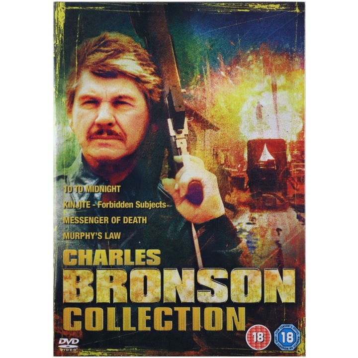 Charles Bronson Collection: 10 minut do północy / Kinjite: Forbidden Subjects / Posłaniec śmierci / Prawo Murphy'ego [4DVD]