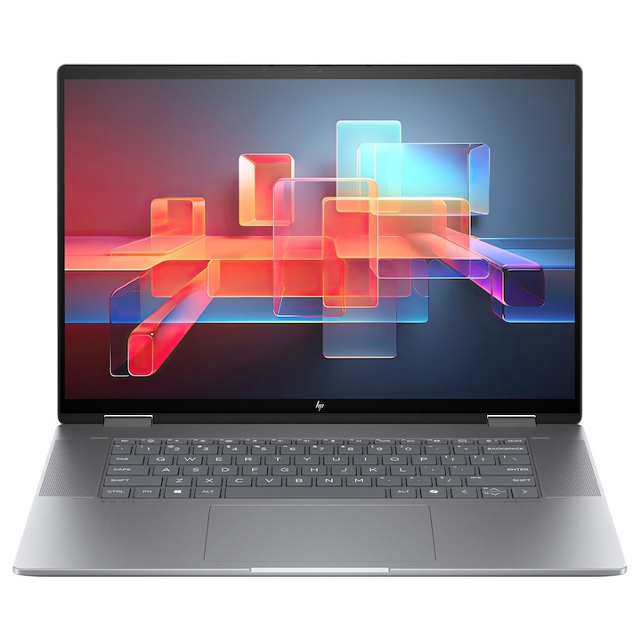 HP ENVY x360 16 Hibrid Laptop (2 az 1-ben), 16 hüvelykes WUXGA IPS érintőképernyő, AMD Ryzen™ 7 8840HS akár 5,1 GHz-ig, 16 GB RAM LPDDR5 6400MHz, 1 TB SSD, AMD Radeon Graphics, Windows 11 Home, Meteor Silver Aluminium ezüst