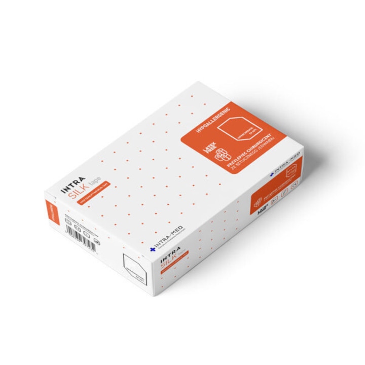 Set 12 Leucoplaste, Intra Med, matase, 5 m x 5 cm