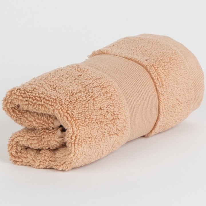 Кърпа за ръце Petra Dilios, 30x50 см, 100% памук, 580 GSM, Висока абсорбираща способност, Бежов