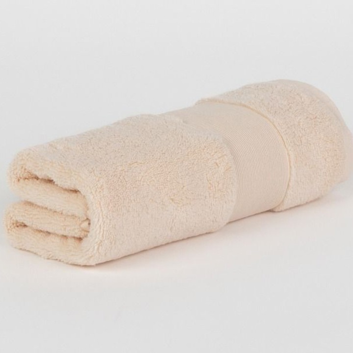 Кърпа за лице Petra Dilios, 50x80 см, 100% памук, 580 гр/м2, Висока абсорбираща способност, Кремав