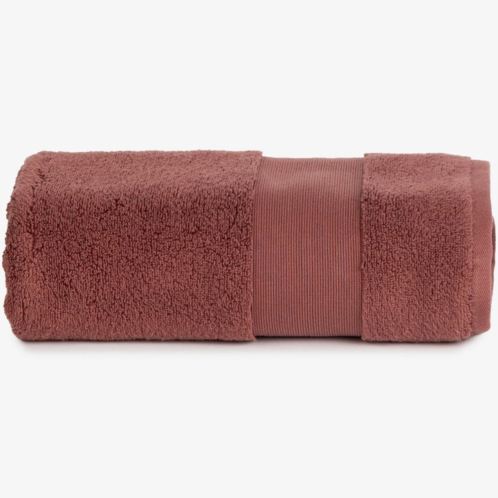 Кърпа за тяло Petra Dilios, 70x140 см, 100% памук, 580 GSM, Висока абсорбираща способност, Кафяв