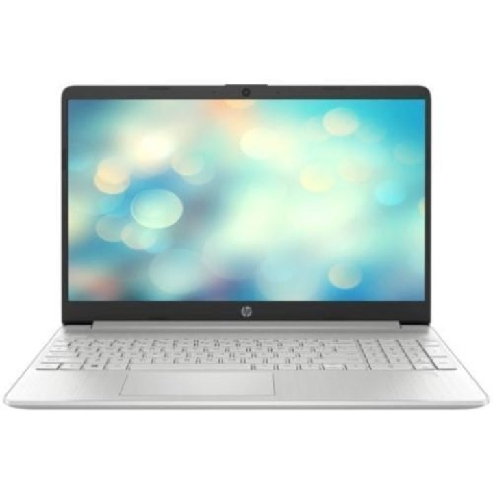 HP 15s Laptop, 15,6" Full HD, AMD Ryzen™ 3 5300U 3,8 GHz-ig, 16 GB RAM DDR4 3200 MHz, 512 GB SSD, AMD Radeon Graphics, Windows 11 Home, Természetes ezüst