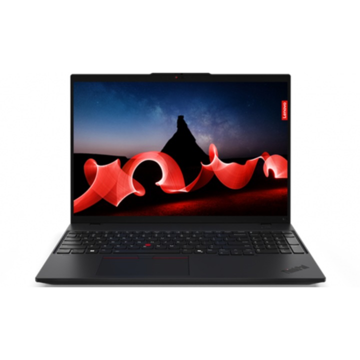 Лаптоп Lenovo ThinkPad L16, 16" WUXGA, Intel® Core™ Ultra 7 155U до 4,8 GHz, 16 GB RAM DDR5 5600, 512 GB SSD, Intel Graphics, Windows 11 Pro, черен DDR5