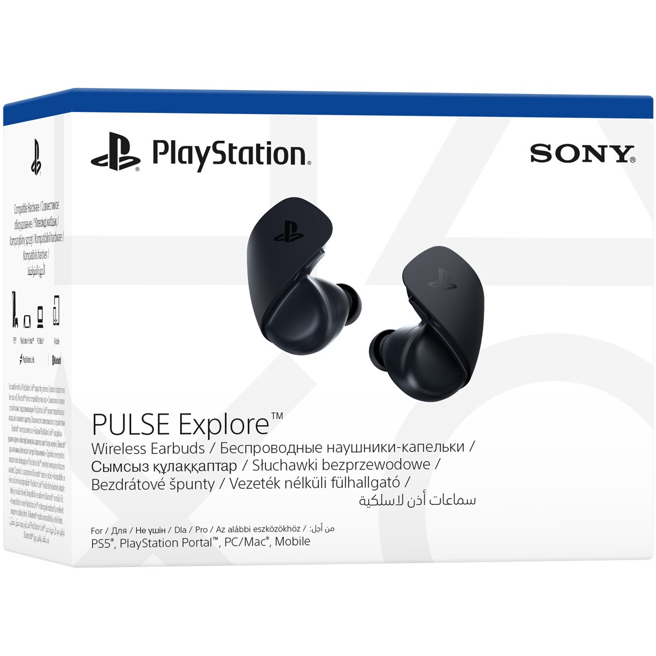 Casti earbuds PULSE Explore, Wireless, Midnight Black pentru